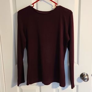 Women's G.H. Bass long sleeve tshirt.